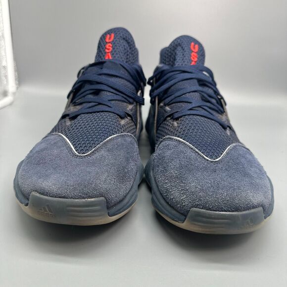 Adidas Harden Vol.4 GCA Men 11 Navy Blue Athletic Sneakers Low Top Running Shoes main image 5